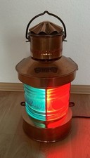 Tweekleur Schiffslampe DHR Holland elektrisch 34 cm hoch