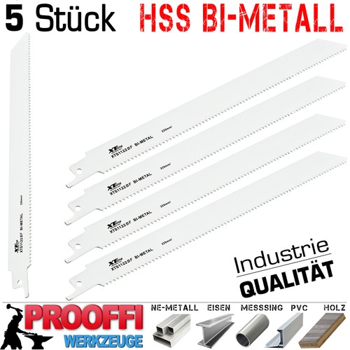 Profi metall säbelsäge - 5x, bi-metall