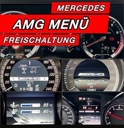 Amg menü mercedes - amg, benz
