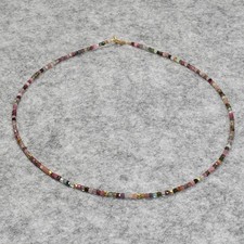 Turmalin Halskette, 925er