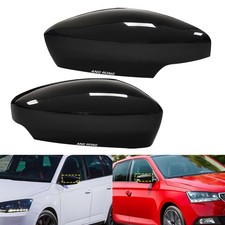 2x Schwarz Spiegelkappe