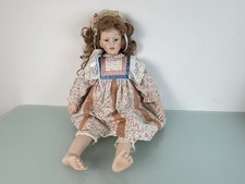 Künstlerpuppe Porzellan Puppe 68 cm. Top Zustand 