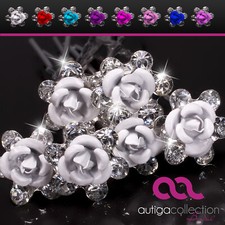 Blumen Haarnadeln Blüte Rose