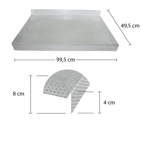 Feuerrost 100x50cm kaminrost - 100x50cm,
