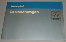 Wartungsheft Mercedes Benz W