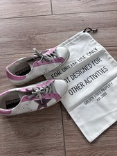 Damen Sneaker Golden Goose Superstar Größe 39 In Weiß / Pink Top Zustand