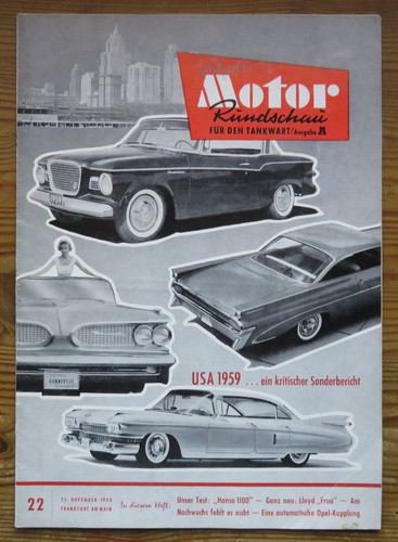 Motor rundschau hansa - rundschau, 22/58