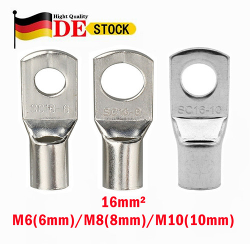 50tlg 16mm rohrkabelschuhe - 16mm²,