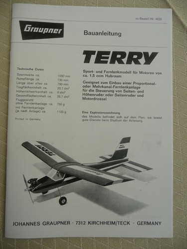 Bauanleitung terry graupner - terry,