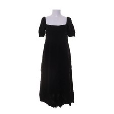 H&M, Maxikleid, Größe: M, Schwarz, Viskose, Einfarbig, Damen #3e9