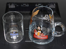 2 ausgefallene Biergläser: Krug Union Pils Dortmund + Glas Hannen Alt Colani