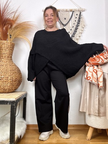 Italy poncho pullover - cm, poncho-pullover