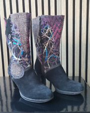 Stiefel Marke Queens mehrfarbig Absatz Gr.39