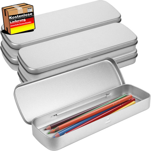 Stiftebox organizer silber - stiftebox,
