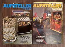 Aufsteller Post 03.1976 + 01.1978 Heft / Spielautomat Flipper Pinball Musikbox
