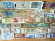 Konvolut Geldscheine /