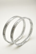 Paar Chromstahlfelgen