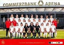 Mannschaftsbild Mannschaftskarte DFB Deutschland Frauen Damen 2017 DinA4