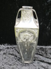 Jugendstil Vase versilbert um 1900