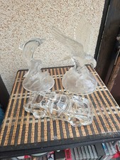 3 Glasfiguren ADLER PORSCHE