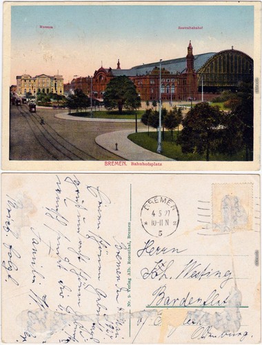 Ansichtskarte bremen - ansichtskarte,