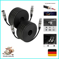 XLR Mikrofonkabel 30m im 2er