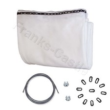 Pfeilfangnetz weiss breit - weiss,