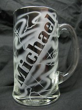 Krug Glas Bierkrug Namenskrug