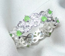 💚Smaragd Ring 925 Silber 12