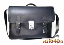 Lehrertasche ✯ Echtes Leder ✯ Schultasche ✯ Schwarz ✯ Aktentasche ✯ Ledertasche