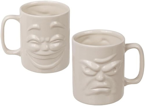 Stück kaffeetasse gesicht - kaffeetasse,