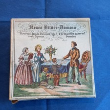 antikes "Neues Bilder-Domino" Original 1810 - hier alte Wiederauflage um 1935