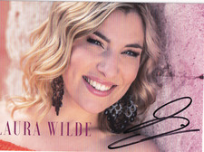 Autogramm laura wilde - autogramm,