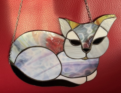 Tiffany fensterbild katze - tiffany,