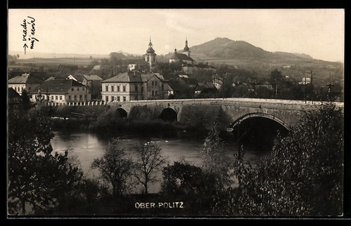 Postcard ober politz pohled - politz,,