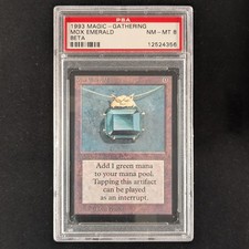 MTG \>> Mox Emerald (PSA 8)