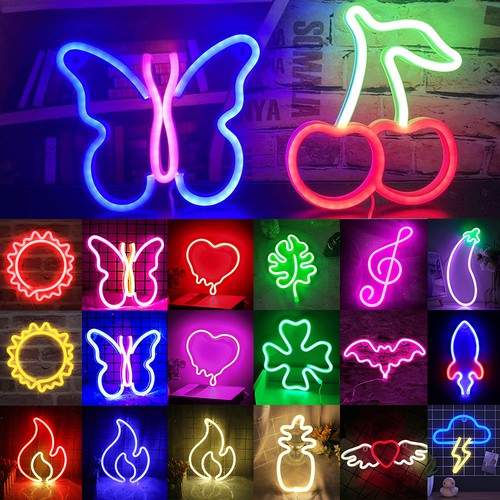 Neon led schild nacht - neon,