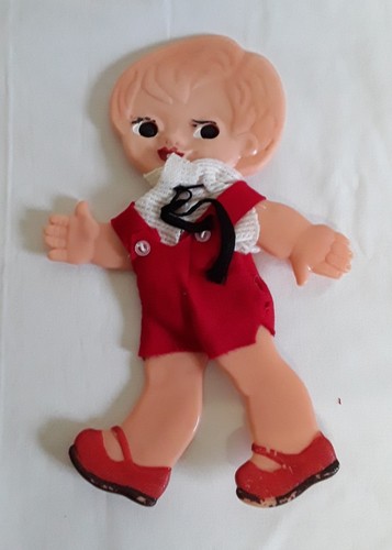 Alte flache puppe vintage - alte,