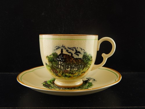 Antike teetasse aus keramik - teetasse,
