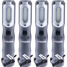 4x WERKSTATTLAMPE AKKU HANDLAMPE 300 LUMEN LED ARBEITSLEUCHTE STABLEUCHTE IP54