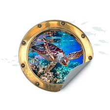 3D Wandtattoo Bullauge Ø 30cm