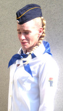  Jungpionier FDJ  Hemd FDJ Bluse Pionierhemd Gr.XL  Fasching  Halstuch DDR Party