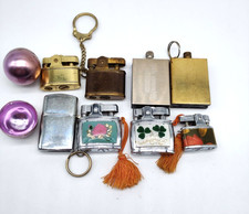 #SE2166# Antike Miniatur Benzin Penguin Sturmfeuerzeuge Sammlerstück SELTEN