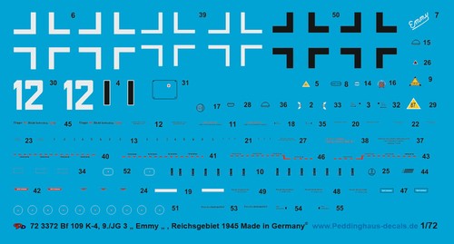 Peddinghaus 3371 bf 109 - 3371,