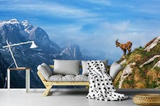 VLIES Fototapete-ALPEN MIT