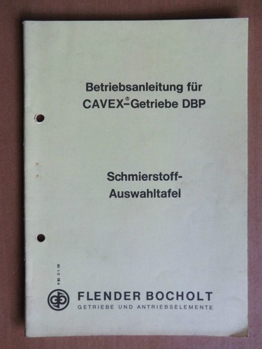 Betriebsanleitung cavex - betriebsanleitung,
