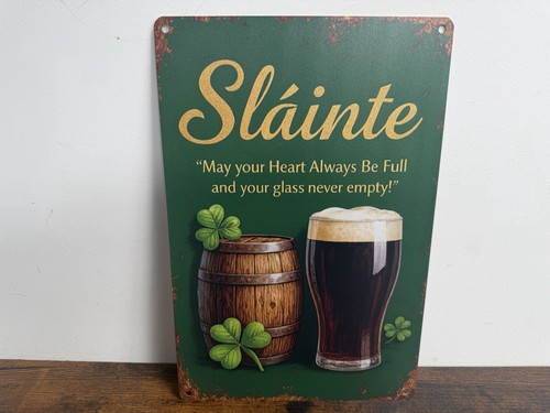 Irish pub beer werbeschild - irish,