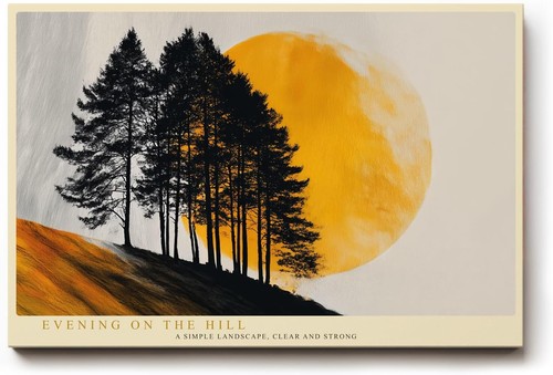 Sinus art wandbild - art, baum