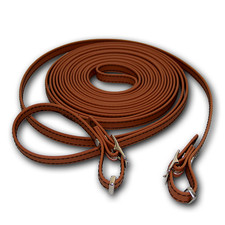 BioThane  Langzügel,  Zügel,  Lederoptik, B: 12,16,19mm eigene Manufaktur