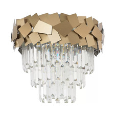 Lucande Miraia Kristall-Deckenleuchte gold Deckenlampe Lampe Leuchte Spot Li714